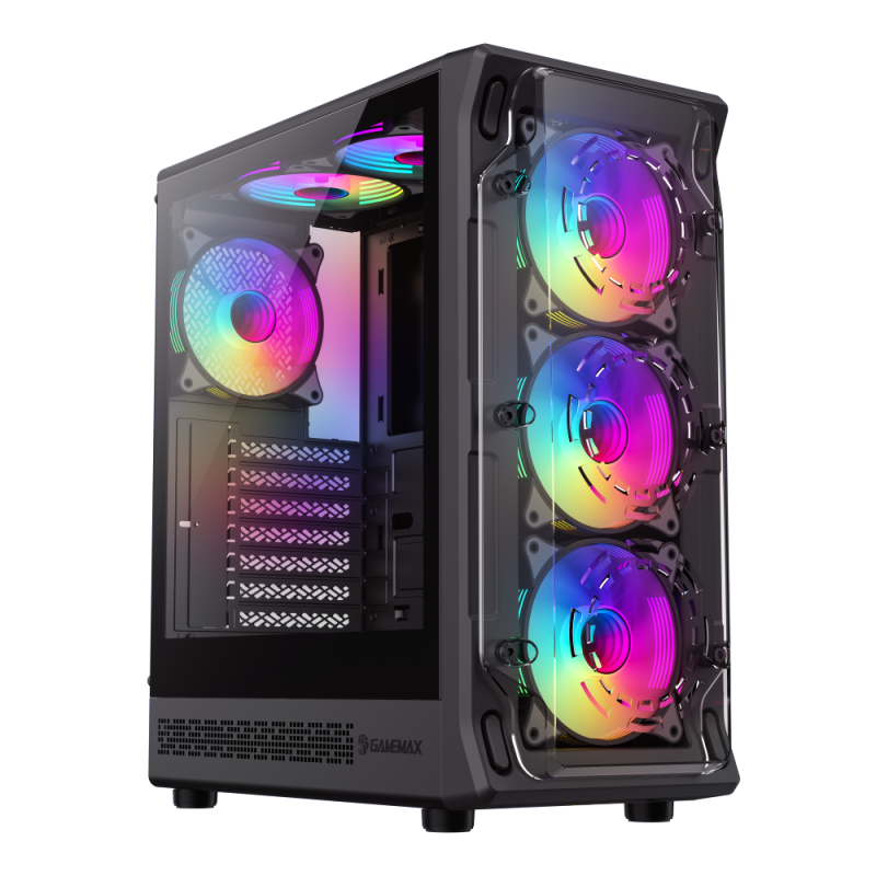 GameMax STARLIGHT 2 AB BLACK Gaming Case