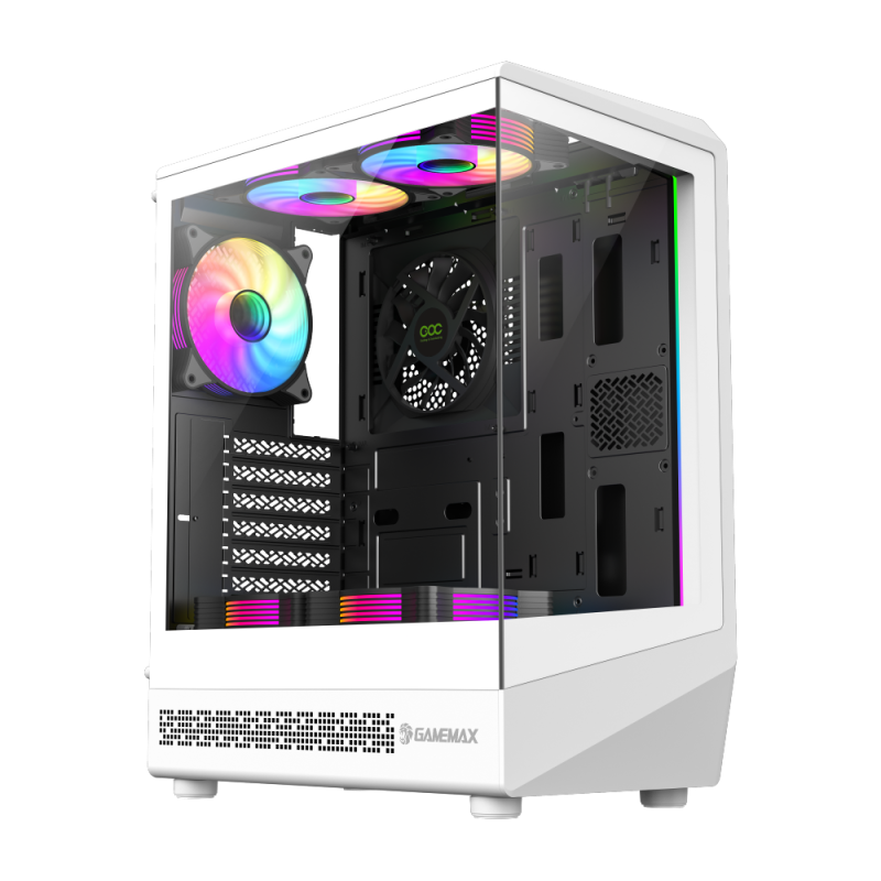 GameMax Vista COC AW Mid-Tower ATX Gaming Case w/ Glass