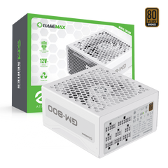 GameMax GM-800 White Power Supply Full Modular - White