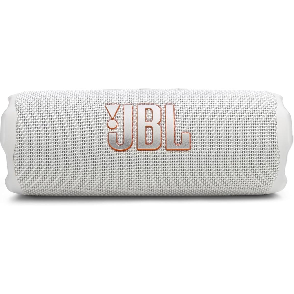 Jbl Flip 7 Portable Bluetooth 5.4 Speaker, 25 W Rms For Woofer, 10 W Rms For Tweeter, Lossless Audio Playback, Waterproof, Dustproof, & Drop Proof 16hrs Of Playtime , White - CompuMe
