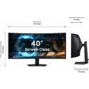 Samsung Odyssey G7 (FG750) 40" Curved Monitor VA 5K2K / WUHD (5120 x 2160) 180Hz 1ms(GTG), 10Bit, HDR10+, 99% sRGB, HDMI 2.1, FreeSync Premium Pro w/ New Design, Core Sync, Ergonomic Stand