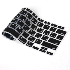 COVER FOR MACBOOK KEYBOARD WITH ARABIC LANGUAGE A2179, A2337, APPLE M1 CHIP (US LAYOUT) WITH TOUCH ID
