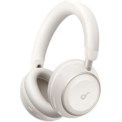 Anker Soundcore Space 2, Active Noise Cancelling Headphones, Comfortable Fit, 50H Playtime, LDAC Hi-Res Wireless Audio, Dual Connection, Clear Calls, Bluetooth 6.1, White
