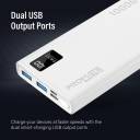 Promate Bolt-10Pro Super-Slim 10000mAh Power Bank 10W USB-C, LED Battery Display and Over Charge Protection -Black