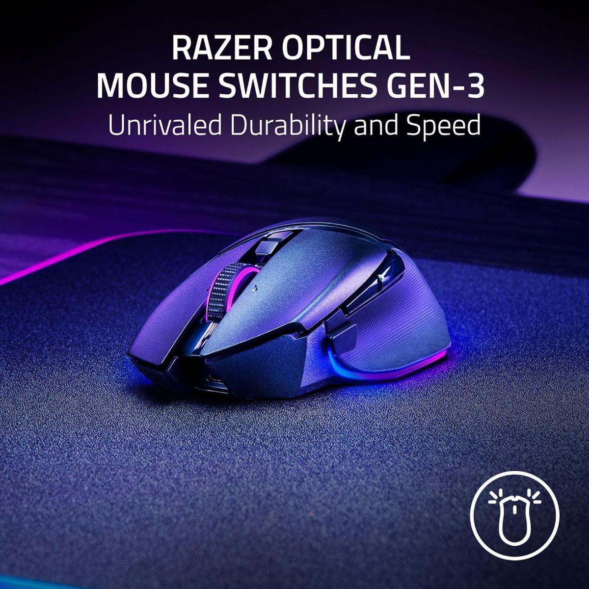 Razer wireless gaming mouse for computer setup