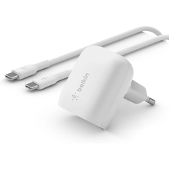 USB - C Wall Charger 20W + USB - C to USB - C Cable, USB cable