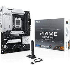 Asus Prime X870 P Wifi 7 Amd X870 Am5 Atx 4x M.2 Slots Ddr5 Usb 3.2 Gen 2x2 Type C® Usb4® Header & 2.5gb Ethernet