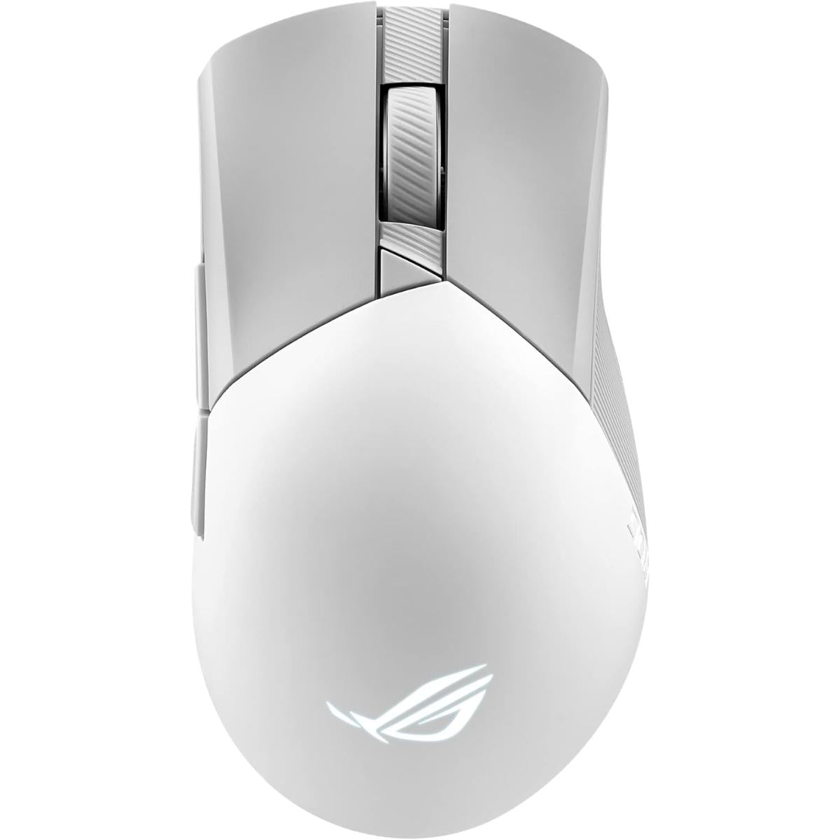 ASUS ROG Gladius III Wireless Gaming Mouse, 2.4 GHz & BT Connectivity, 36000 dpi, AimPoint Optical Sensor, Up to 143 Hours of Battery Life, 6 Prog Buttons, 650 IPS Max Speed, White