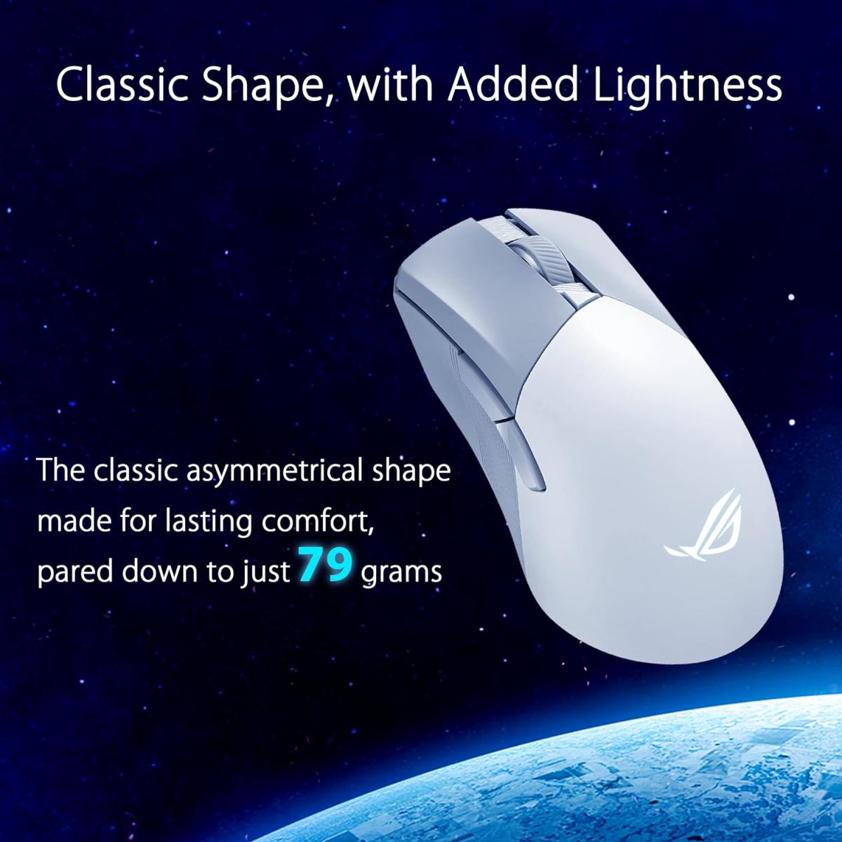 ASUS RGB wireless Bluetooth gaming mouse for computer setup