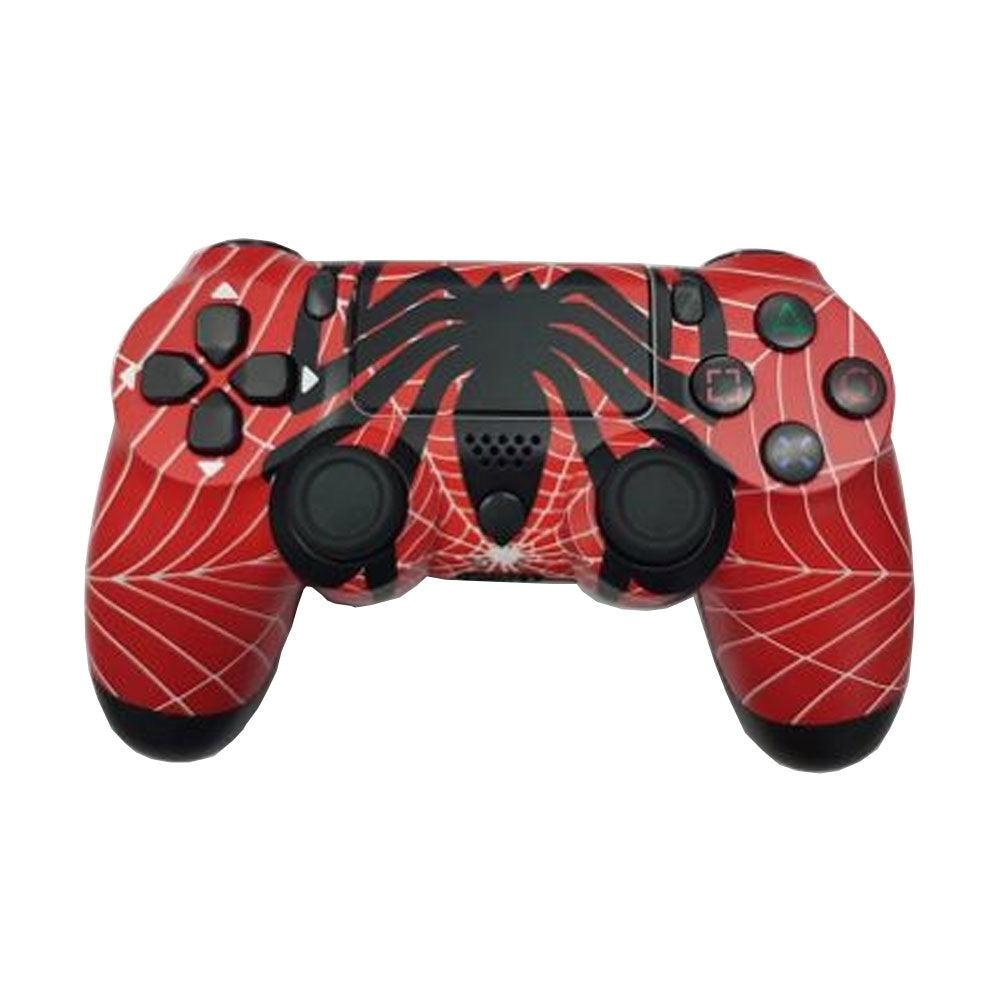 Wireless BT Gamepad For PS4 Controller Black Spider - CompuMe