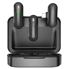 Wiwu Wi Wm002 Wireless Microphone With Anc Noise Reduion, And Mute Funion Low Latency, Plug And Play, Up To 30m Type C