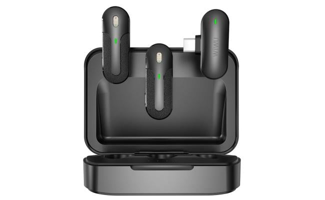 Wiwu Wi WM002 Wireless Microphone with Anc Noise Reduion, And Mute Funion Low Latency, Plug And Play, Up to 30 meter Type C