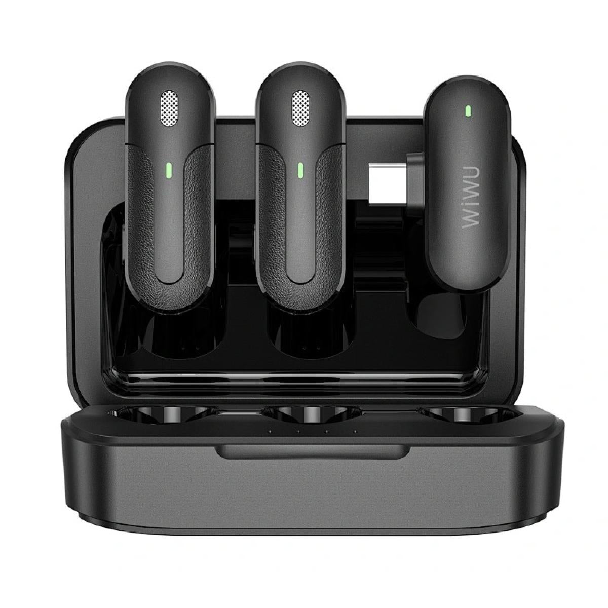 Wiwu Wi WM002 Wireless Microphone with Anc Noise Reduion, And Mute Funion Low Latency, Plug And Play, Up to 30 meter Type C