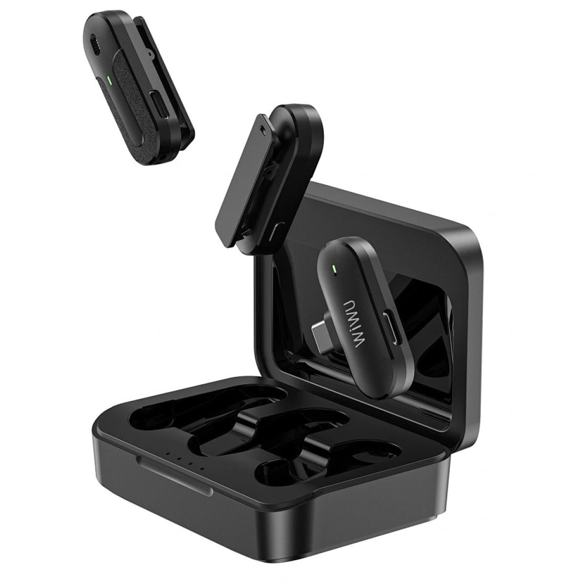 Wiwu Wi WM002 Wireless Microphone with Anc Noise Reduion, And Mute Funion Low Latency, Plug And Play, Up to 30 meter Type C