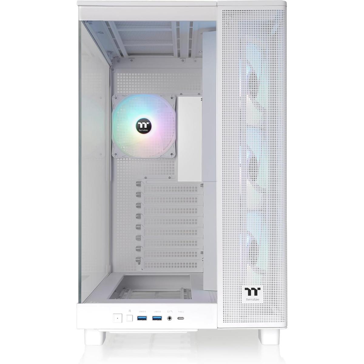 Thermaltake USB 3.0 ARGB PC case for desktop computer builds and component installation