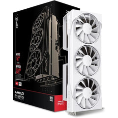 XFX Swift AMD Radeon RX 9070 OC Triple Fan Gaming Edition , 16GB GDDR6 256-Bit Memory, 2700 MHz Boost Clock, 4096 Stream Processors, 20 Gbps Memory Speed, PCI Express 5.0 , White