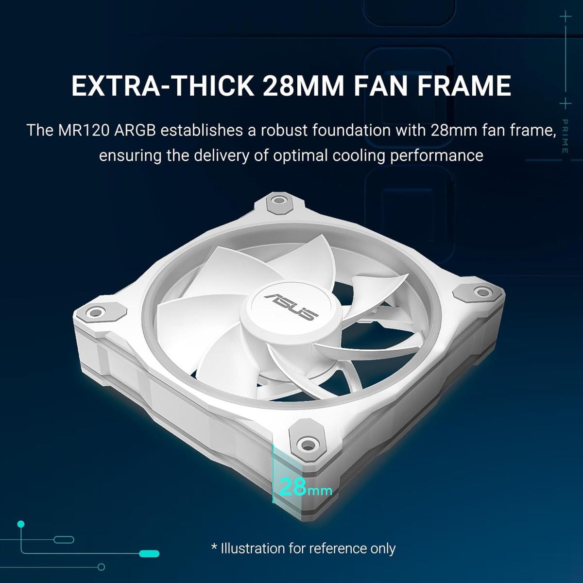 ASUS ARGB cooling fan for PC cooling