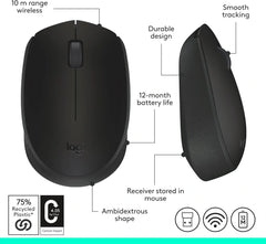 Logitech M171 Black Optical Wireless Mouse