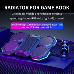 X-race Notebook Radiator Air Cooler Laptop Stand 6 Fans