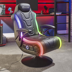 X Rocker Monsoon Rgb 4.1 Stereo Audio Gaming Chair with Vibrant Led Lighting -