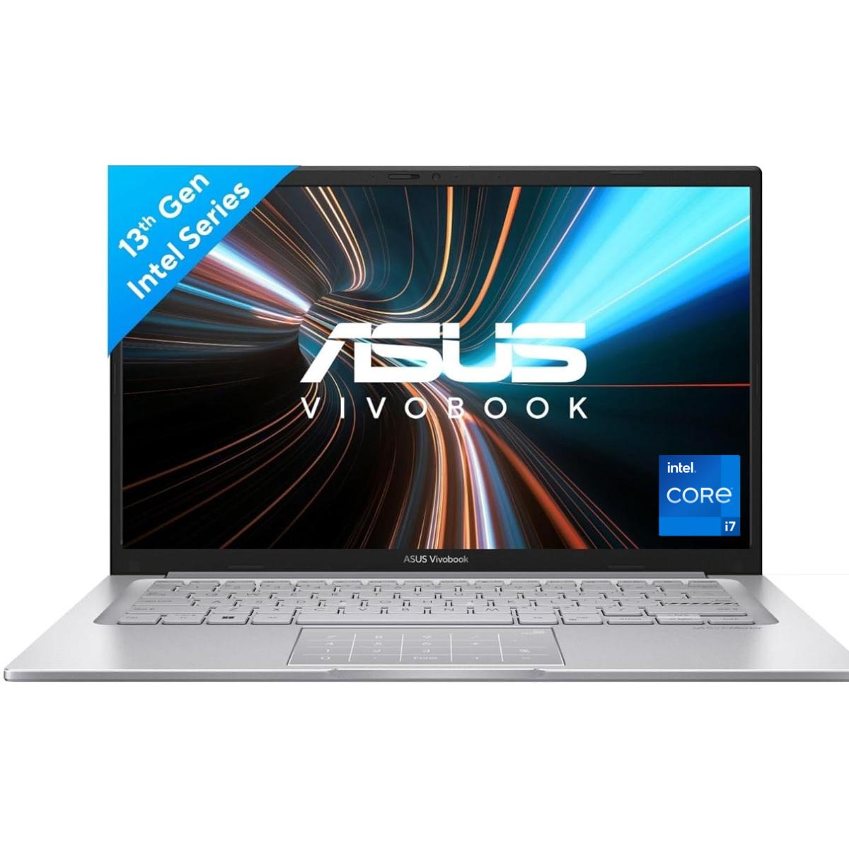 Asus New Vivobook 14 (2023) X1404va New 13th Gen Intel Core I7 10 Cores Thin & Light Military Grade & Windows 11 Pre Installed (customized) Silver