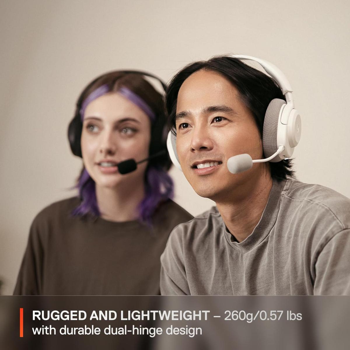 Steelseries wireless Bluetooth headset for computer setup