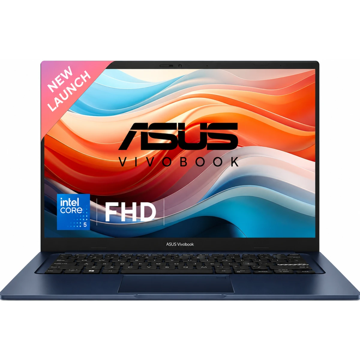 ASUS NEW Vivobook 14 (2023) X1404VAP 13th Gen Intel Core 5 10-Cores Thin & Light Military-Grade w/ Windows 11 Home (Customized) - Quiet Blue