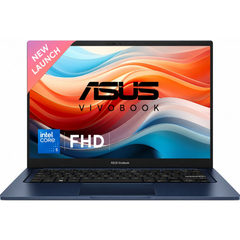 ASUS NEW Vivobook 14 (2023) X1404VAP 13th Gen Intel Core 5 10-Cores Thin & Light Military-Grade w/ Windows 11 Home - Quiet Blue