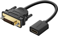UGREEN 20118 DVI 24+1 Male to HDMI Female Adapter Cable