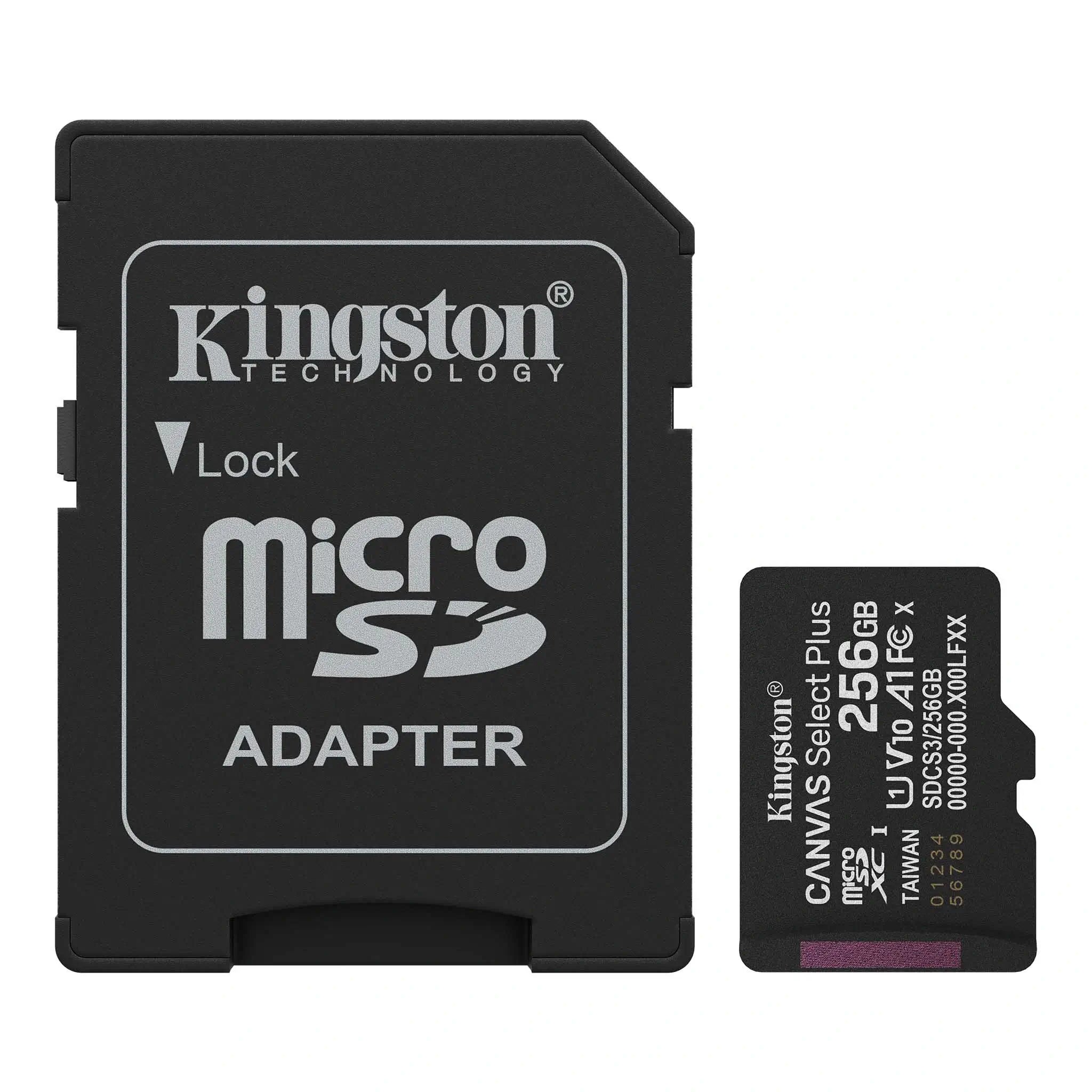 Kingston Microsd 256gb Canvas Select Plus Memory Card Sdcs3 Kingston Microsd 256gb Canvas Select Plus Memory Card Sdcs3