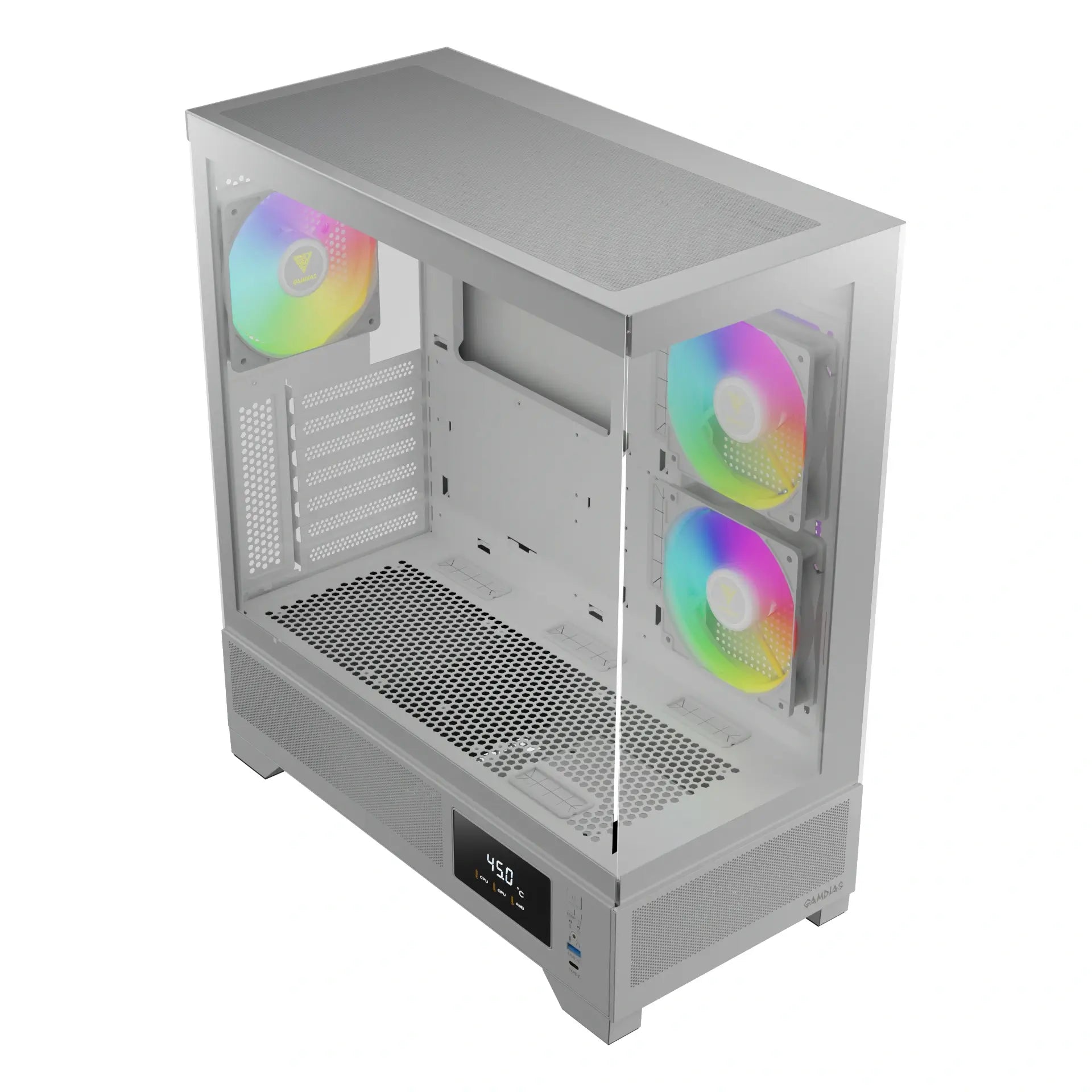 Gamdias Atlas M1 Argb Tower Gaming Case White Gamdias Atlas M1 Argb Tower Gaming Case White