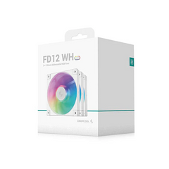 Deepcool FD12 ARGB 3x120mm Addressable RGB Fans - White