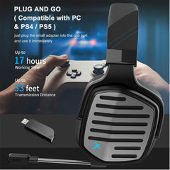 Xiberia G02 Wireless Gaming Headset for Ps5/ps4/pc