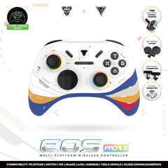 FANTECH EOS PRO II S WGP15V2S MECHANICAL BUTTONS WIRELESS GAMEPAD - Star Two White