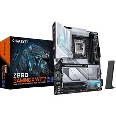 Gigabyte Z890 Gaming X Wi Fi 7 Atx Intel Z890 , 4x Ddr5 Dimm Slot, Up To 256gb Max Memory, Wi Fi 7 & Bt 5.4, Pcie 5.0 X16, 4x M.2 Slots, Black