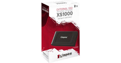 Kingston XS1000 2TB USB Type-C To Type-A (3.2 Gen 2) Portable External Solid State Drive (SSD) Up to 1050MB/s Read & Write