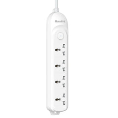 HUNTKEY DMA-401 POWER STRIP 4 UNIVERSAL OUTLETS 1.5 METER EXTENSION CORD, SURGE & OVERLOAD PROTECTION, 2500W 10A MK PLUG