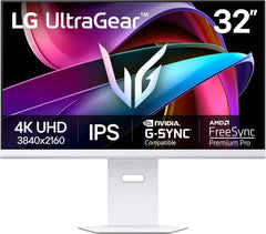 LG 32G810SA-W 32-inch Ultragear Gaming Monitor 4K UHD IPS 144Hz 1ms VESA DisplayHDR 400
