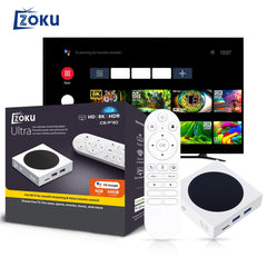ZOKU Ultra C5 PRO 4GB 64GB Wi-Fi 6 8K HDR Smart TV Box