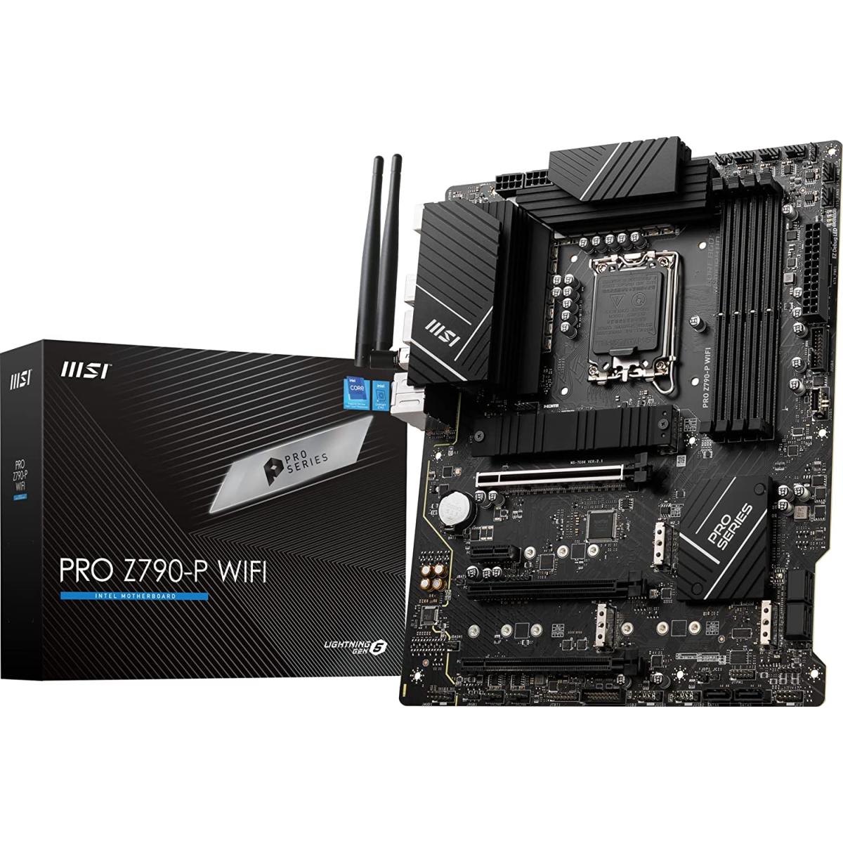 Msi Pro Z790 P Wifi Ddr5 Lga 1700 Intel Z790 Sata 6gb/s Ddr5 Atx Motherboard