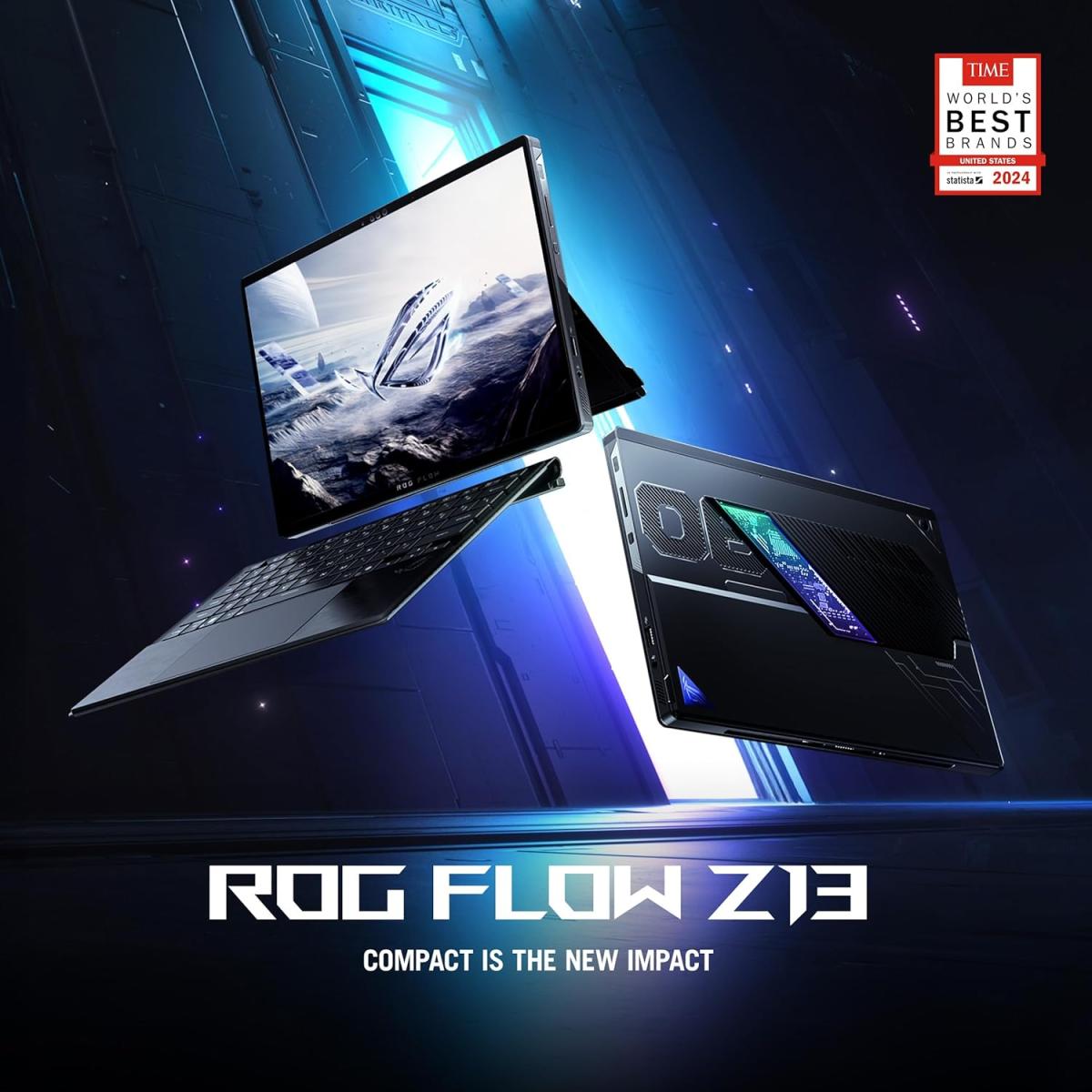 ASUS ROG Flow Z13 (2025) GZ302 Copilot+ PC AI MAX+ 395 16-Cores w/ AMD Radeon 8060S Graphic & ROG Nebula 2.5K IPS 180Hz Touch Display & Big Battery , Off Black