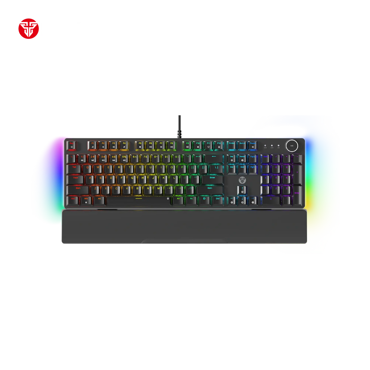 Fantech MK894 Maxpower II Mechanical Gaming Keyboard Black (Double-Shot ABS)