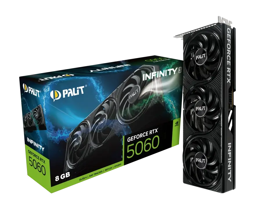 Palit Geforce Rtx 5060 Infinity 3 8gb Gddr7 Graphics Card