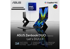 ASUS Zenbook Duo Laptop – Intel Core Ultra 9 386H, Up to 50TOPS, 32GB LPDDR5X, 2TB PCIe 4.0 SSD, 14" 3K OLED HDR True Black 1000 Touch, Wi‑Fi 7, 99Wh Battery, Stylus with Wireless Charger, Windows 11 Home - Moher Gray