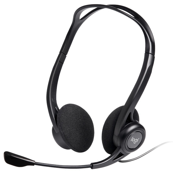 Logitech headset for computer setup
