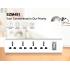 Huntkey SZM401 Universal Power Strip 4x Outlet AC 220-240V Surge Protector 1.5M - White Huntkey SZM401 Universal Power Strip 4x Outlet AC 220-240V Surge Protector 1.5M - White