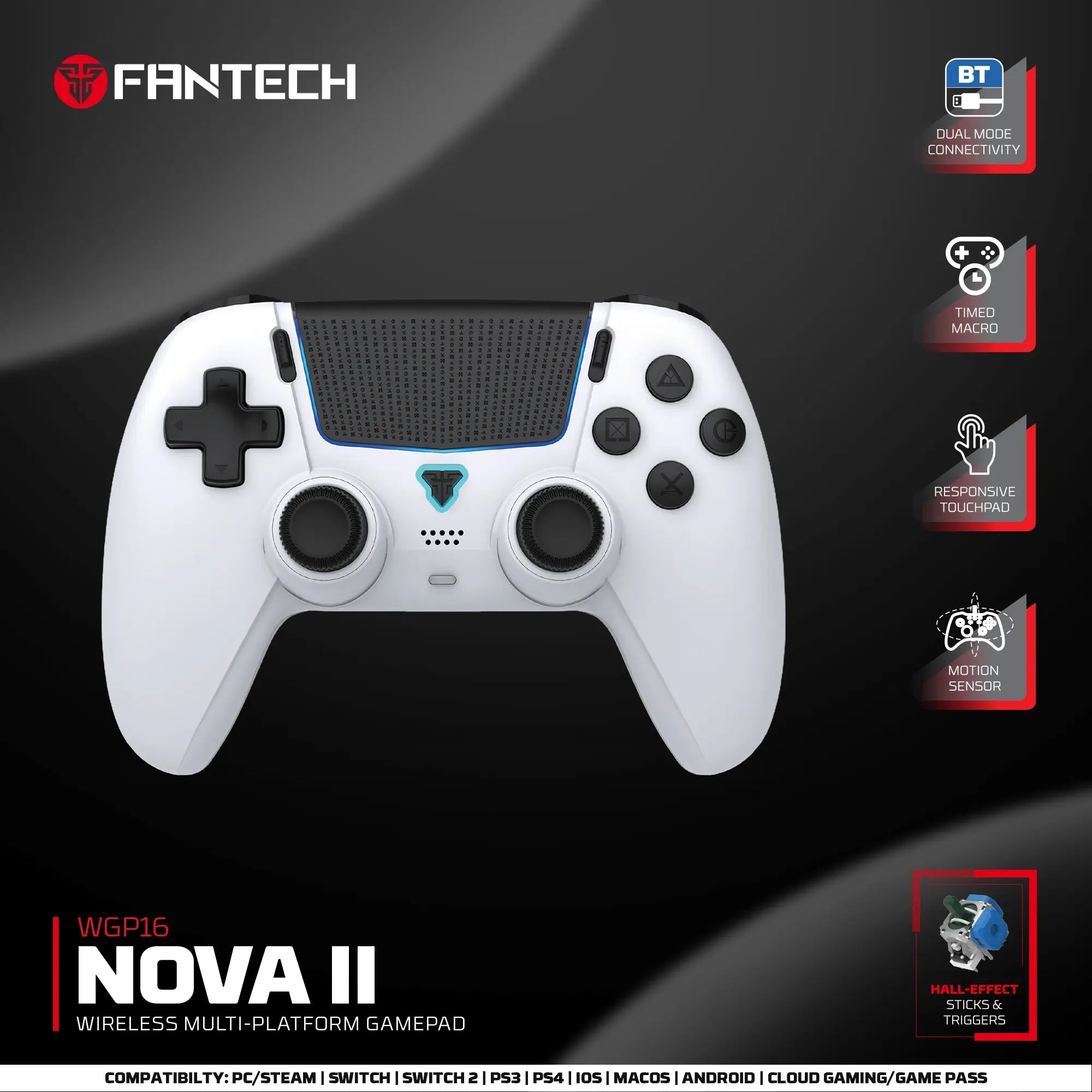 Fantech wireless gamepad for computer setup