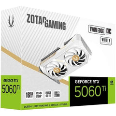 ZOTAC GAMING GeForce RTX 5060 Ti Twin Edge OC 16GB GDDR7 White Edition - Graphics Card | ZT-B50620Q-10M |