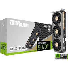 ZOTAC GAMING GeForce RTX 5070 Ti SOLID SFF OC 16GB GDDR7- Graphics Card | ZT-B50710J3-10P |
