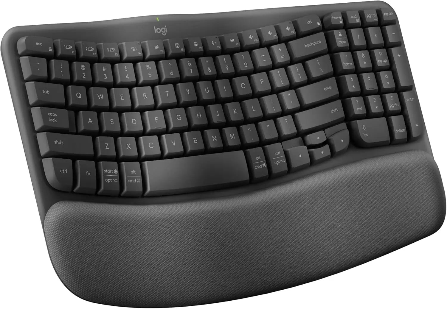 Logitech Wave Keys Wireless Ergonomic Keyboard Logitech Wave Keys Wireless Ergonomic Keyboard